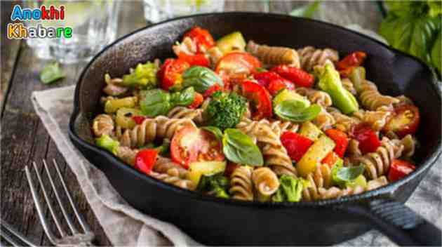Anokhikhabare.com,Pasta Recipe,frying vegetables