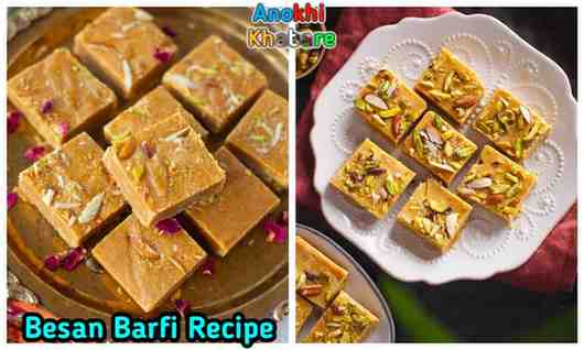 Anokhikhabare.com,Besan Barfi Recipe,barfi set