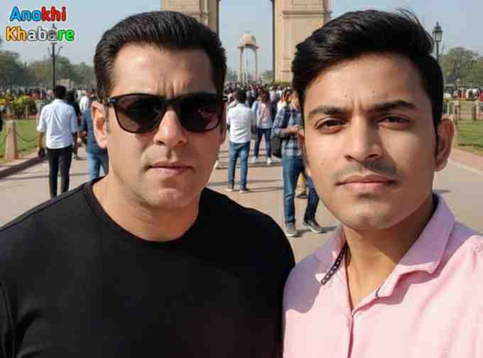 Anokhikhabare.com,Gemini AI Photo Trend Prompt,Picture With Salman Khan