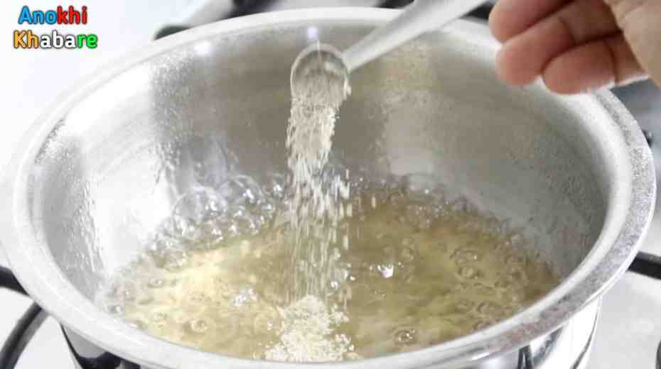 Anokhikhabare.com,Gulab Jamun Recipe,Make Sugar Syrup