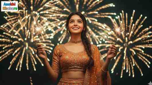 Anokhikhabare.com,Google Gemini AI Diwali Photo Editing Prompts for Girls,Prompt-4