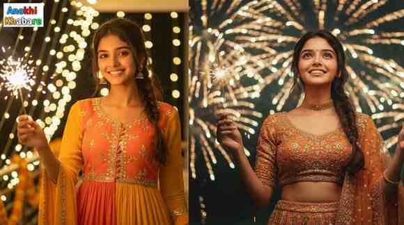 Anokhikhabare.com,Google Gemini AI Diwali Photo Editing Prompts for Girls,Information