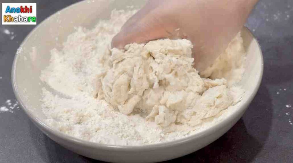 Anokhikhabare.com,Momos Recipe,kneading dough