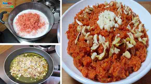 anokhikhabare.com,Gajar Ka Halwa Recipe,Traditional method of making Gajar ka Halwa