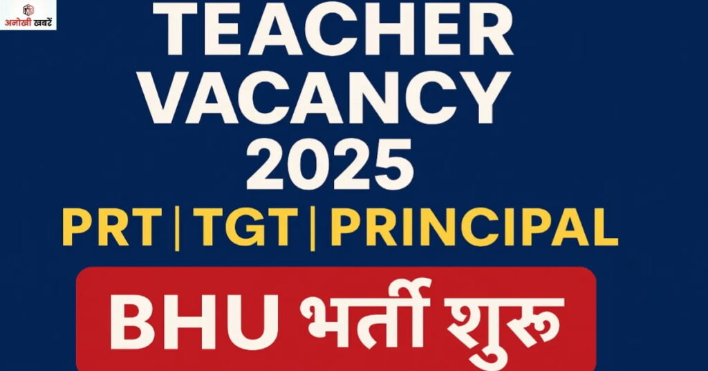 anokhikhabare.com,BHU Teaching Vacancy