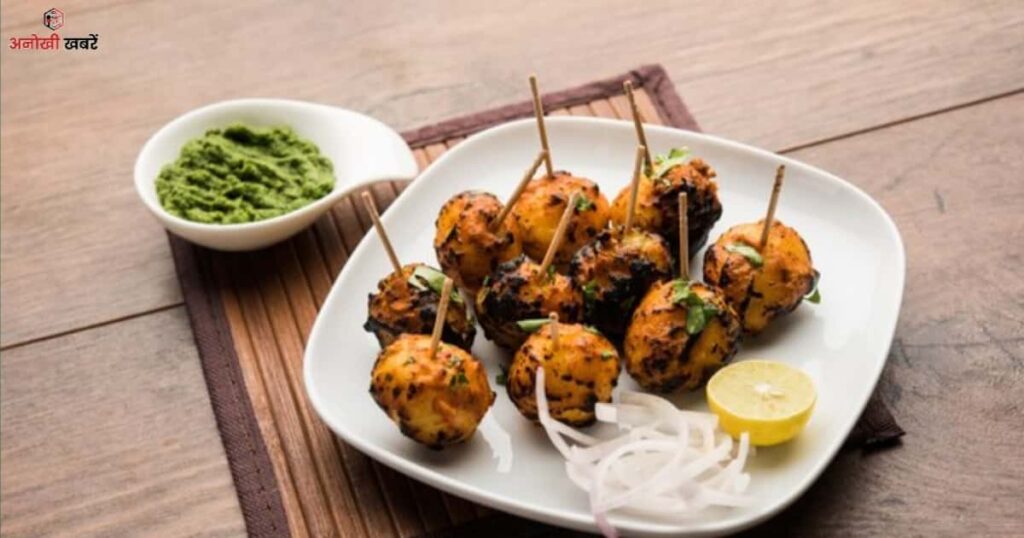 anokhikhabare.com,Tandoori Aloo Recipe,Taste and serving ideas