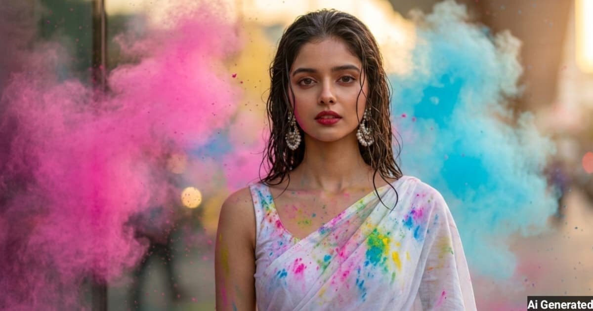 anokhikhabare.com,Girls AI Holi Photo Editing Prompts - 2
