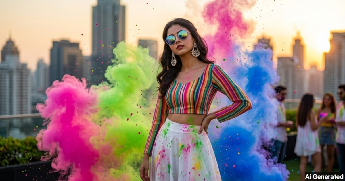 anokhikhabare.com,Girls AI Holi Photo Editing Prompts - 3