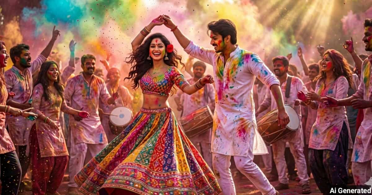 anokhikhabare.com,Romantic Holi Couple Photo Prompts - 4