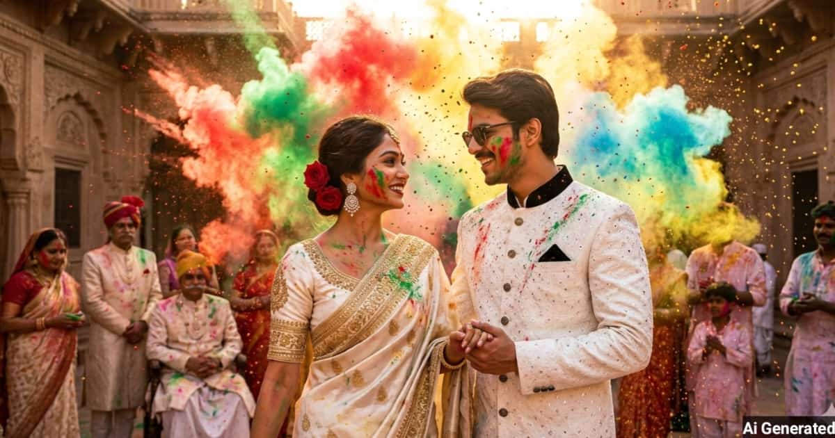 anokhikhabare.com,Rangpanchami Couple AI Photo Prompts - 5