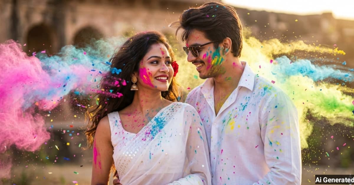 anokhikhabare.com,Rangpanchami Couple AI Photo Prompts - 2