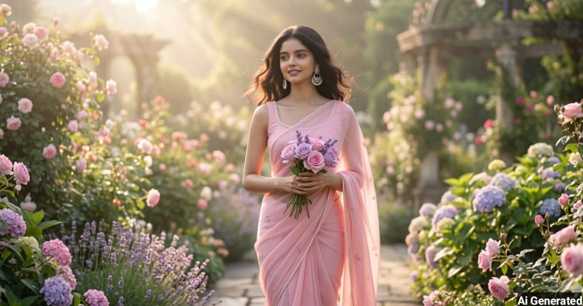 anokhikhabare.com,Indian Saree Girl AI Prompts - 7