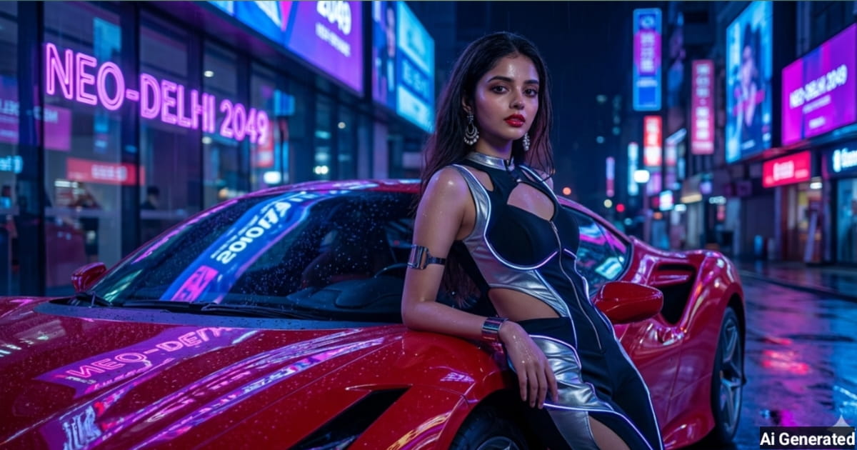 anokhikhabare.com,Luxury Car Girl AI Prompts - 6