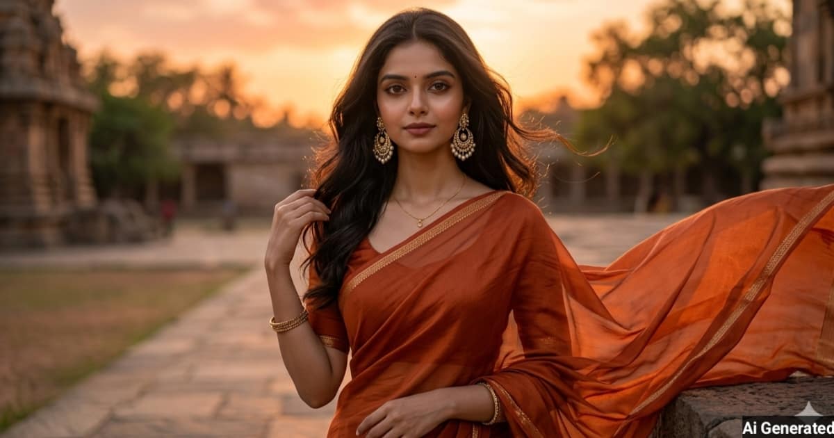 anokhikhabare.com,Saree Girl AI Prompts - 5