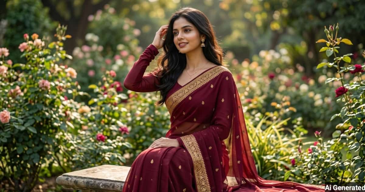 anokhikhabare.com,Saree Girl AI Prompts - 7